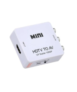 Mini hd video converter box hdmi to av/cvbs l/r video adapter 1080p hdmi2av