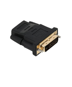 Dvi-d male to hdmi female adapter - black